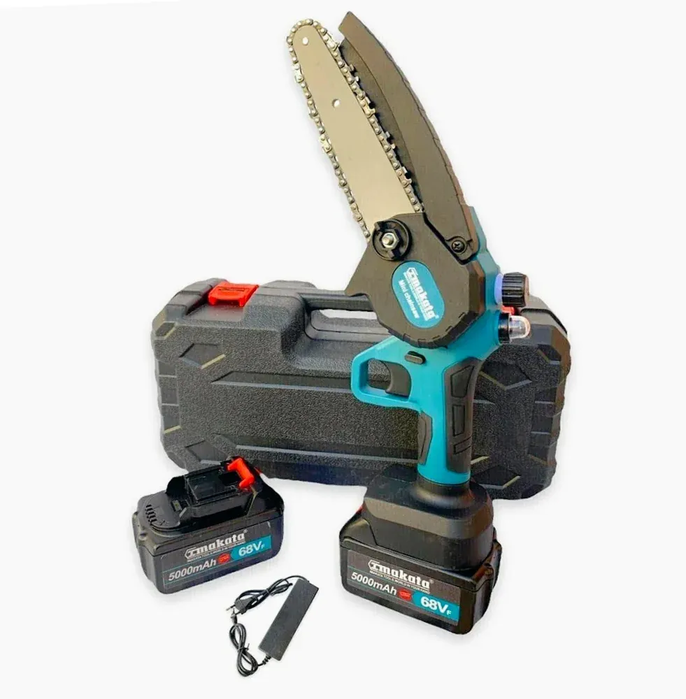 Motosega 68V – 2 batterie 8" lama + brushless + oliatore