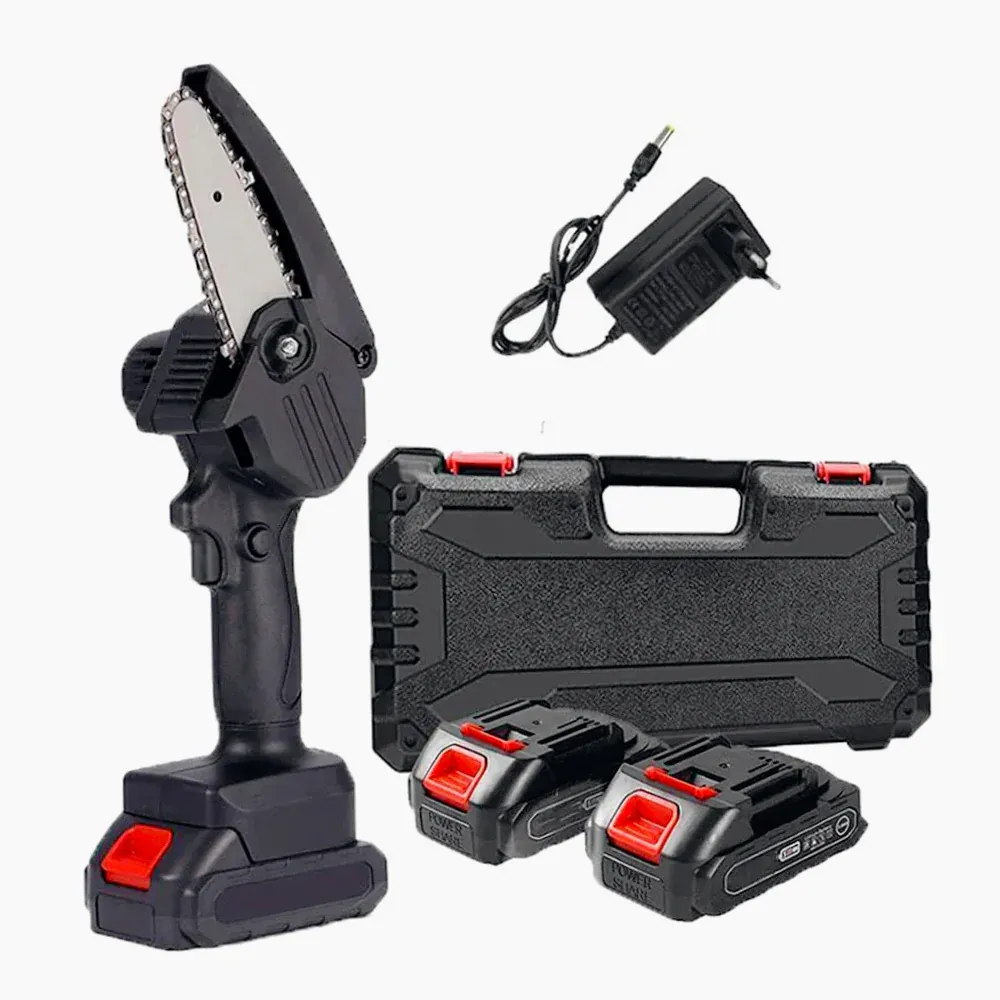 Motosega elettrica mini – 4” lama + 2 batterie 48V