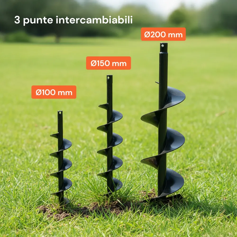 Mototrivella Scoppio 2 Tempi 51.7cc con Motore 1.4KW e 3 punte incluse