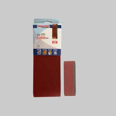NASTRO ABRASIVO MM 105X620 grana 60 - 3 pezzi. Prezzo per Confezione.