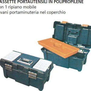 ORECA - CASSETTA PORTAUTENSILI POLIPROPILENE 400X210X190 MM
