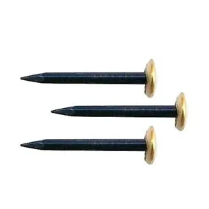 ORECA-PUNTE "SIGURD" TESTA RIVESTITA OTTONE mm 2,0X20 ACCIAIO TEMPERATO BLU PEZZI 12