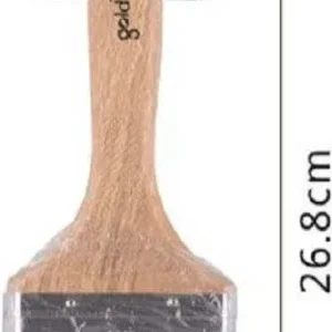 Pennello Piatto 26.8 Cm Con Manico Legno Setole Morbide Pittura Vernice 90208