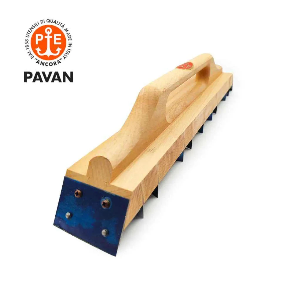 Pialla per Gesso Lame Acciaio Manico Legno - Ancora Pavan
