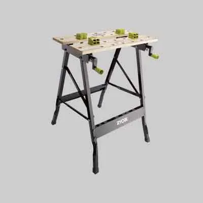 PIANO DA LAVORO PIEGHEVOLE 'RWB01' RYOBI mm 605x120x180 - Portata 100 Kg. Prezzo per Pezzo.