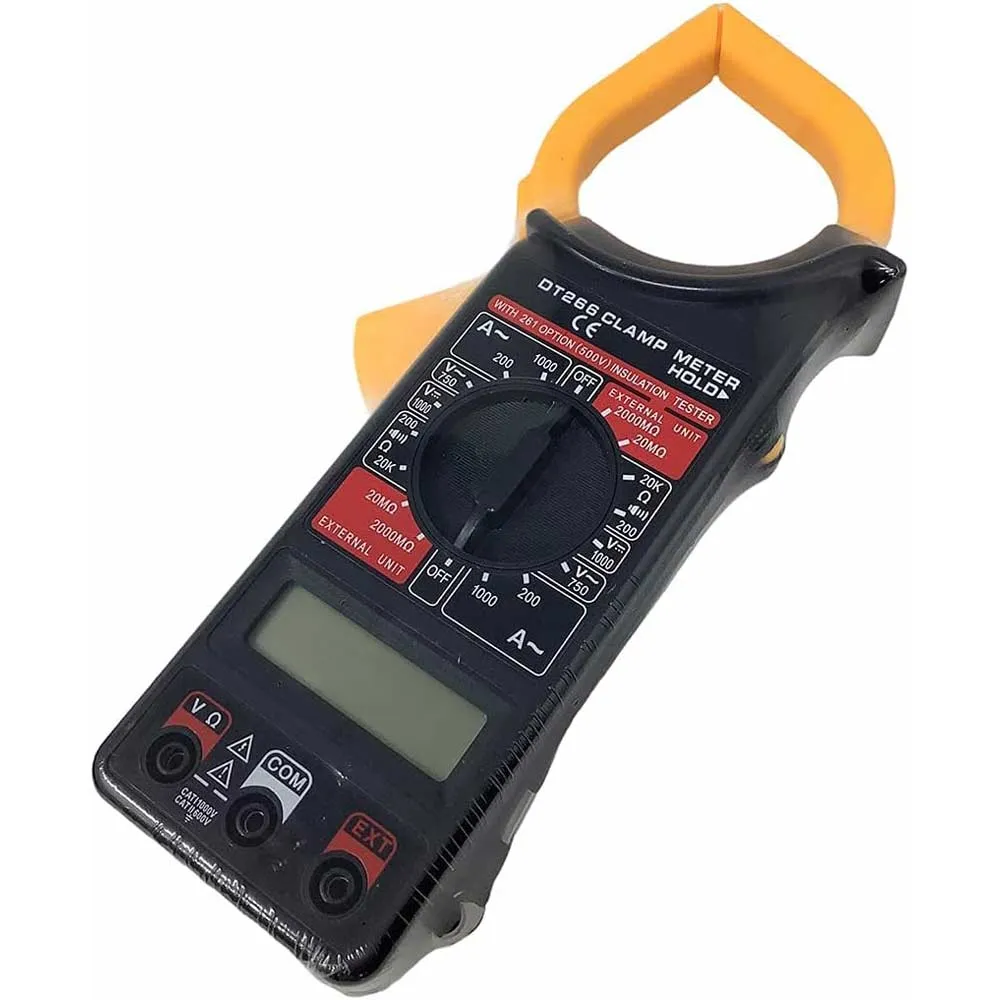 Pinza amperometrica digitale puntali display lcd rilevatore corrente