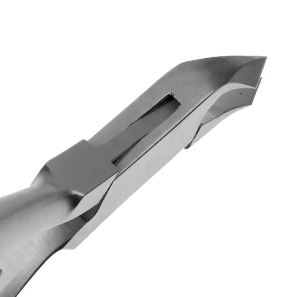Pinza per pelle - bordo di taglio: 5 mm - steli della pinza passanti - acciaio inossidabile