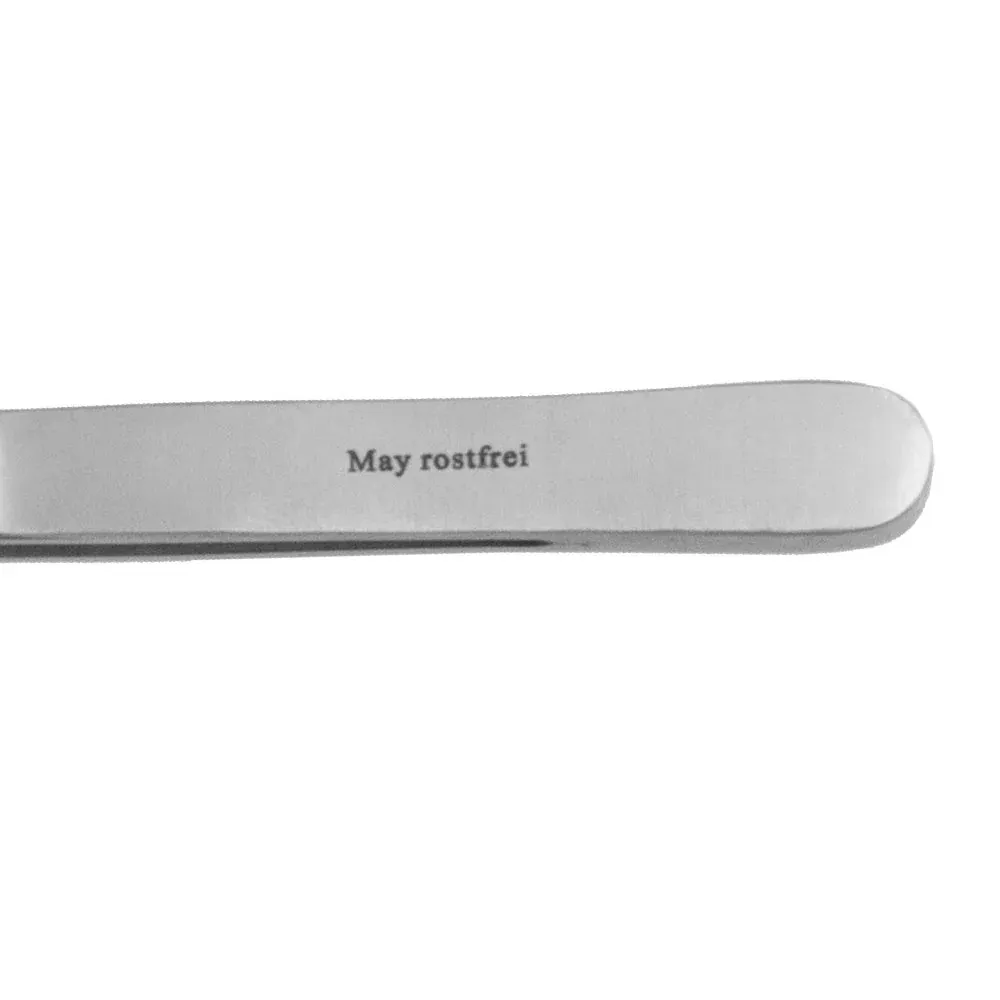 Pinzetta universale 13 cm - pinzetta per la casa - dritta - punta tonda - scanalata internamente - acciaio inossidabile