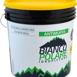 PITTURA AL QUARZO LISCIO ANTIMUFFA lt. 4 Bianco Polare