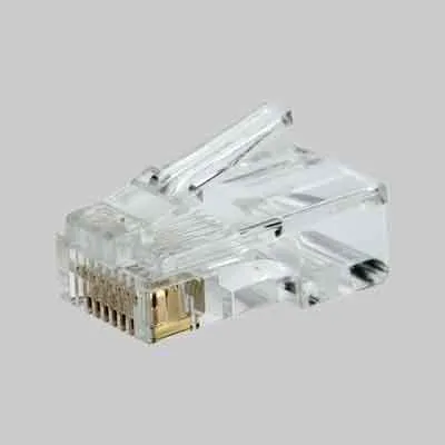 PLUG MODULARI PASSO 4/4 - 6/4 BLISTER 10 PZ. Prezzo per Confezione.