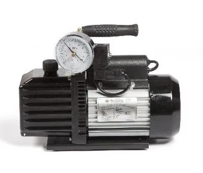 POMPA PER VUOTO 128 L/min CON VACUOMETRO E ELETTROVALVOLA WIGAM WP8DE/V - 02099031