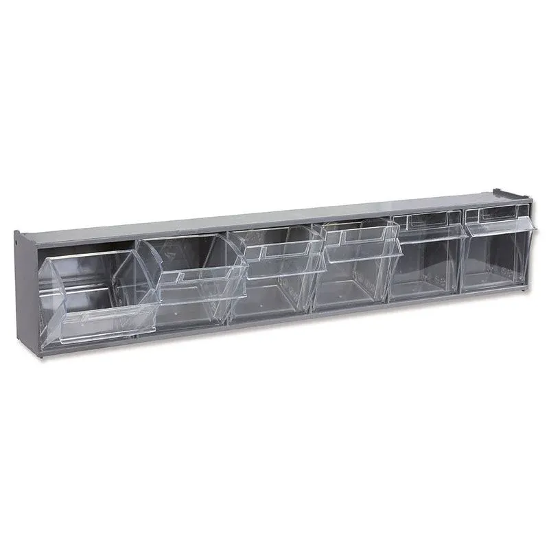 Portaminuterie 600x95x115mm Plastica con 6 Vaschette per C45PRO