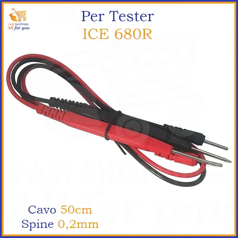 Puntali per Tester 2mm | Compatibili con ICE 680R