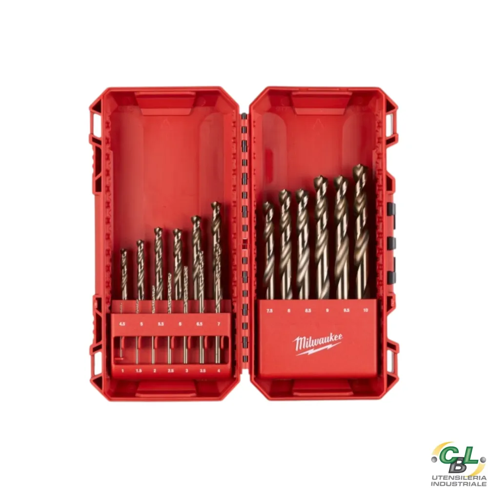 PUNTE PER METALLO FORGIATO HSS-G COBALTO - DIN 338