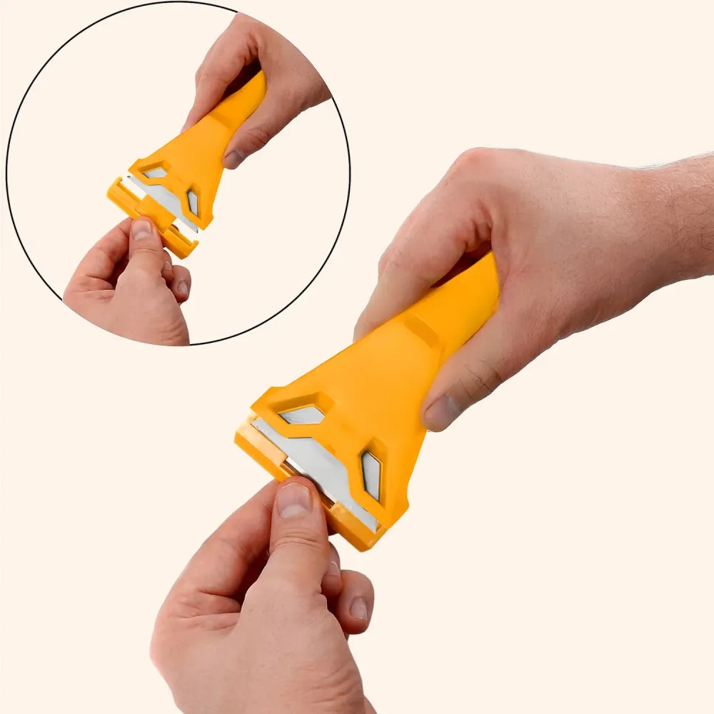 Raschietto per Vetri Abs con Lama Sk5 61x19mm e Custodia Protettiva