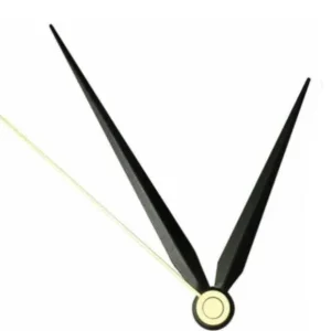 RAYHER - LANCETTE PER OROLOGIO ORE-MINUTI-SECONDI - COLORE NERO 70/90mm