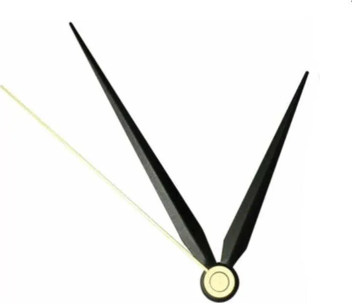 RAYHER - LANCETTE PER OROLOGIO ORE-MINUTI-SECONDI - COLORE NERO 70/90mm