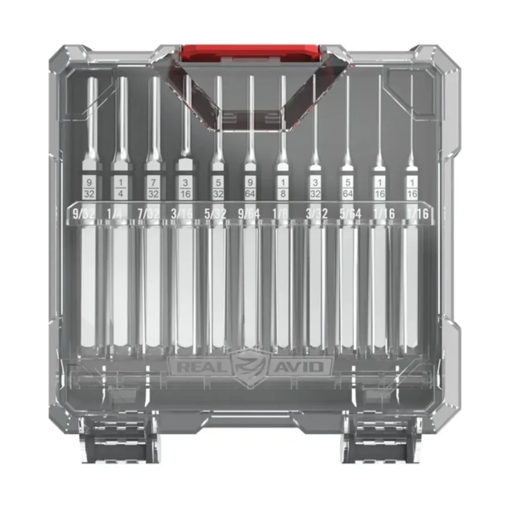 REAL AVID | ACCU-PUNCH 11-PIECE ROLL PIN PUNCH SET - Set di cacciaspine