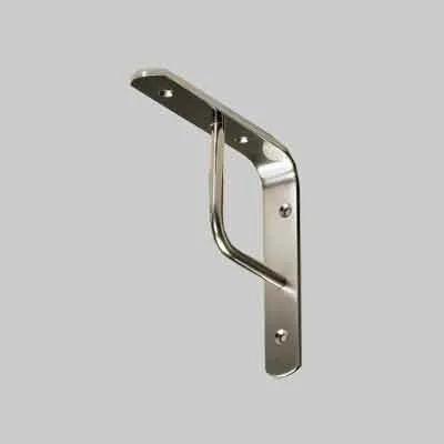 REGGIMENSOLA SQUADRA cm 15 - Ottone nichelato. Prezzo per Pezzo.