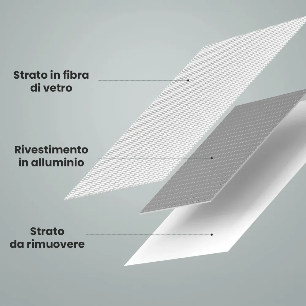Rete Fibra Per Riparazione Fori 10cm