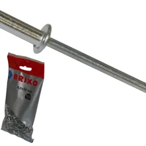 Rivetti Brixo Alluminio blister 100 pz. Prezzo per Confezione.
