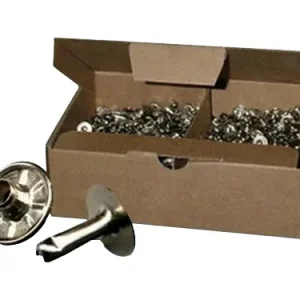 Rivetti nichelati MF. Prezzo per Confezione.