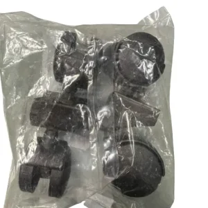 SACAR RUOTA NYLON PIASTRA U mm.37 PIASTRA mm.43x28x20 CONF.PZ.4