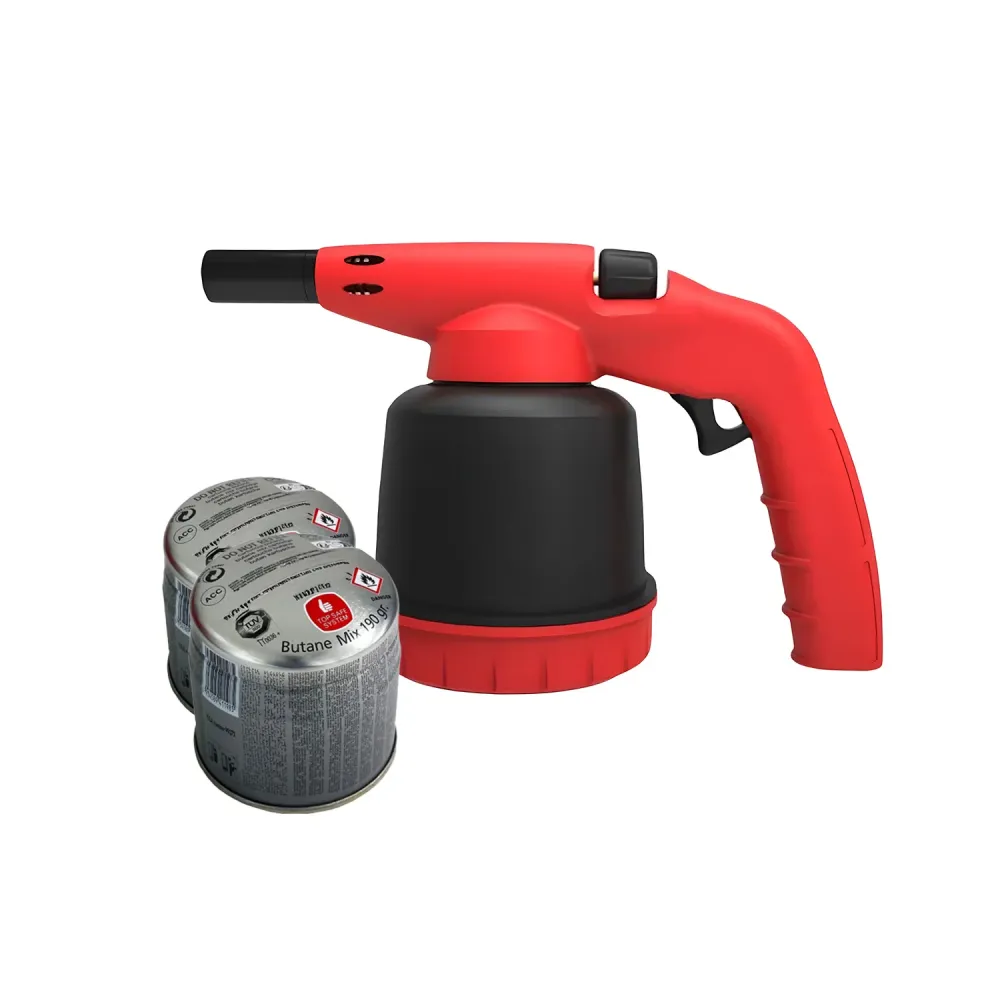 Saldatore Gas Hellfire Con Piezo E 2 Cartucce Da 190g Incluse