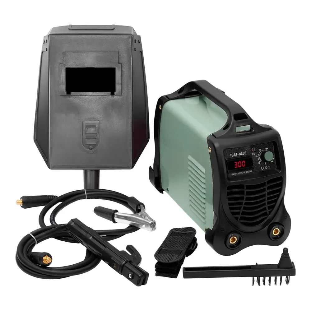 Saldatrice Inverter Ad Elettrodo Mma Corrente Continua Con 5 Accessori