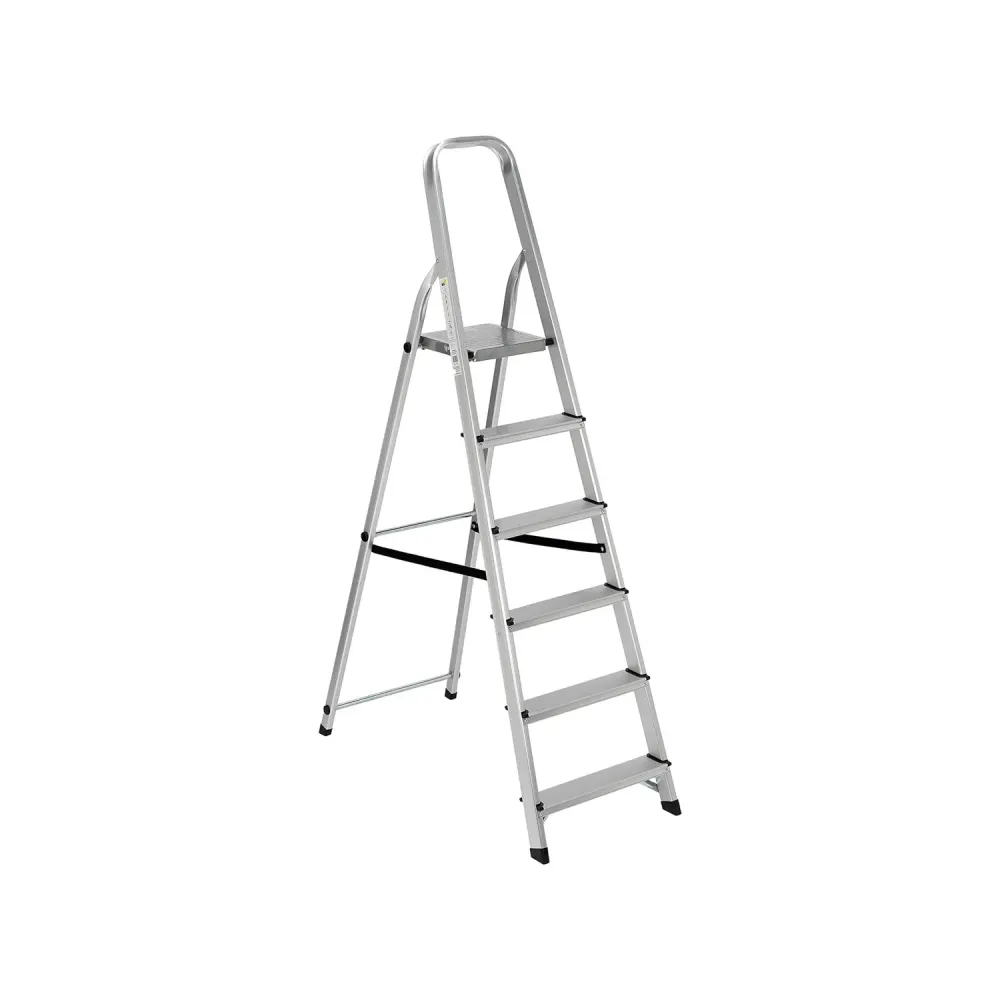 Scala Pieghevole 6 Gradini Alluminio