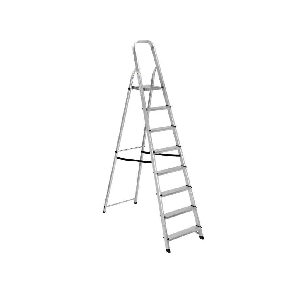 Scala Pieghevole 8 Gradini Alluminio