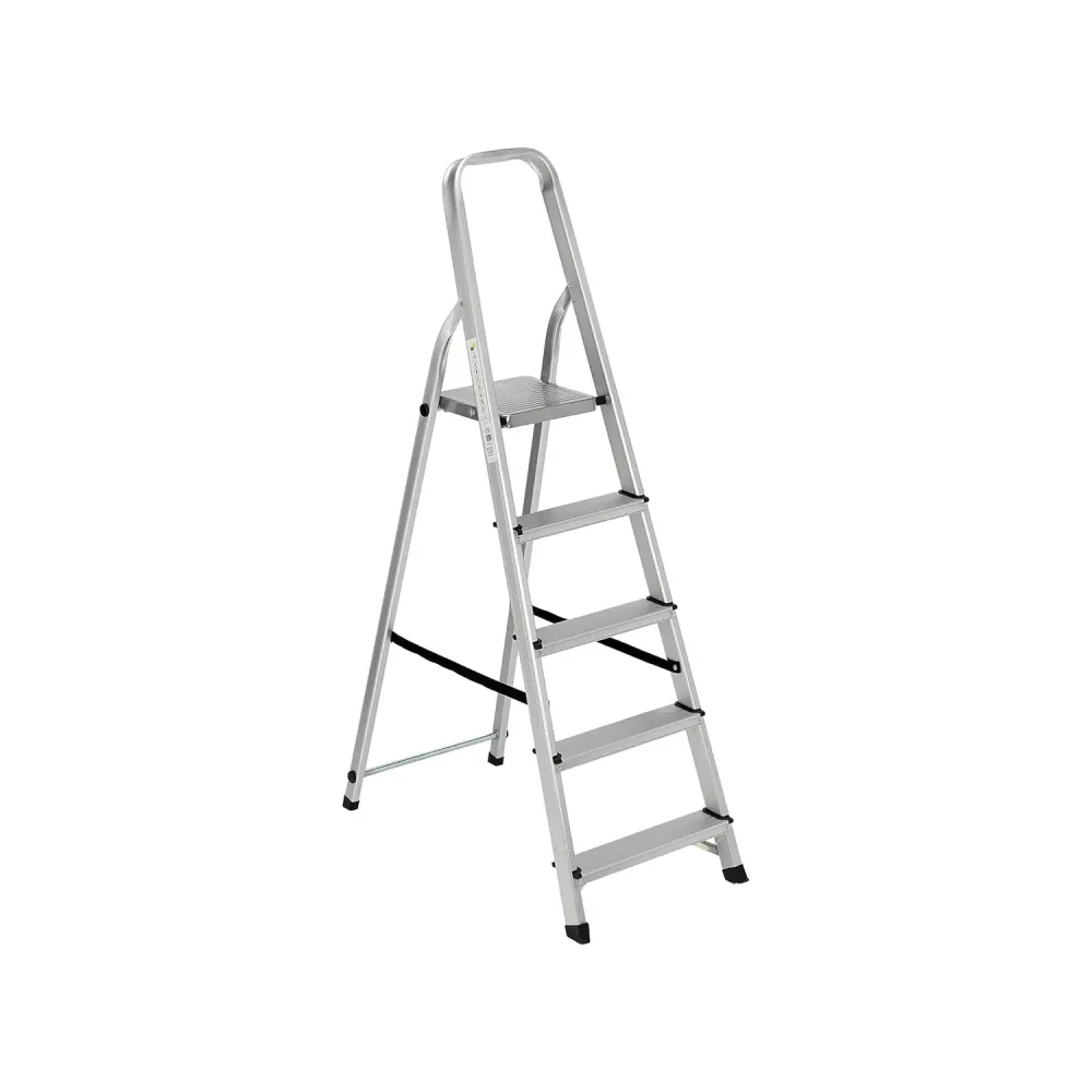 Scala Pieghevole 5 Gradini Alluminio