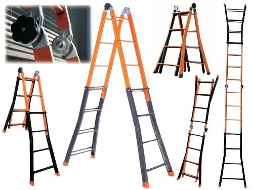 Scale acciaio telescopiche Brixo Giraffa. Prezzo per Pezzo.