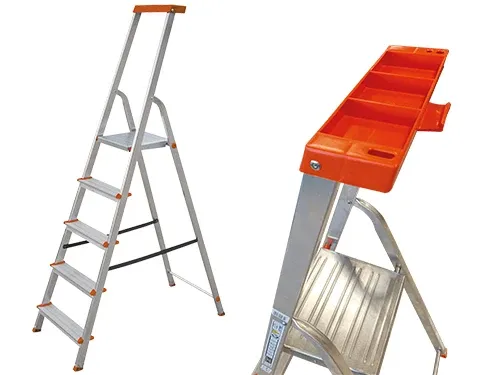Scale alluminio domestiche Brixo Step Up Alu Domo EN131 Kg150. Prezzo per Pezzo.