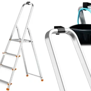 Scale alluminio domestiche Brixo Step Up Alu Domo Kg125. Prezzo per Pezzo.