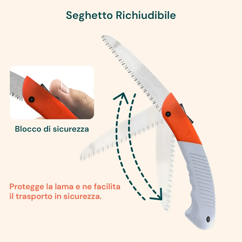 Segaccio Per Rami Richiudibile Acciaio 40cm