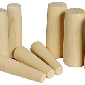Serie di 9 coni legno 20-49 mm