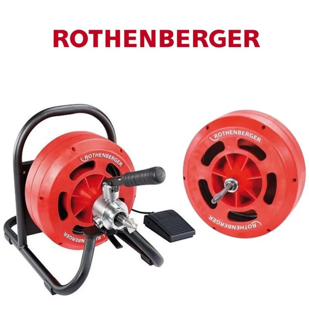 Set Disotturatrice Tamburo Rothenberger Modello Rodrum S13 Con Tamburo S10