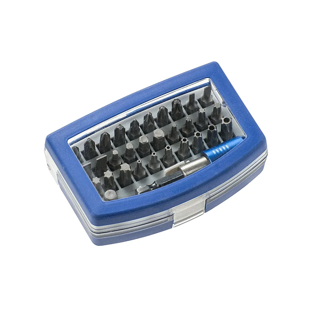 Set 32 Punte Acciaio Cromo Con Custodia