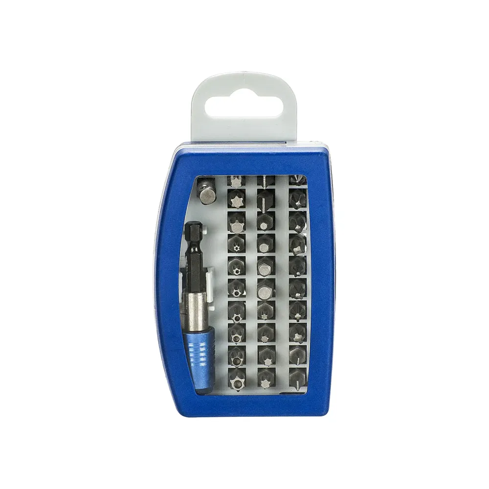 Set 32 Punte Acciaio Cromo Con Custodia