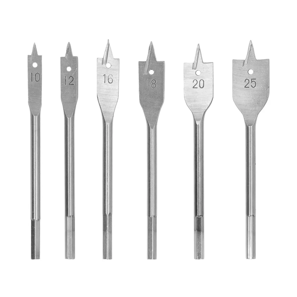 Set 6 Punte Farfalla Trapano Per Legno