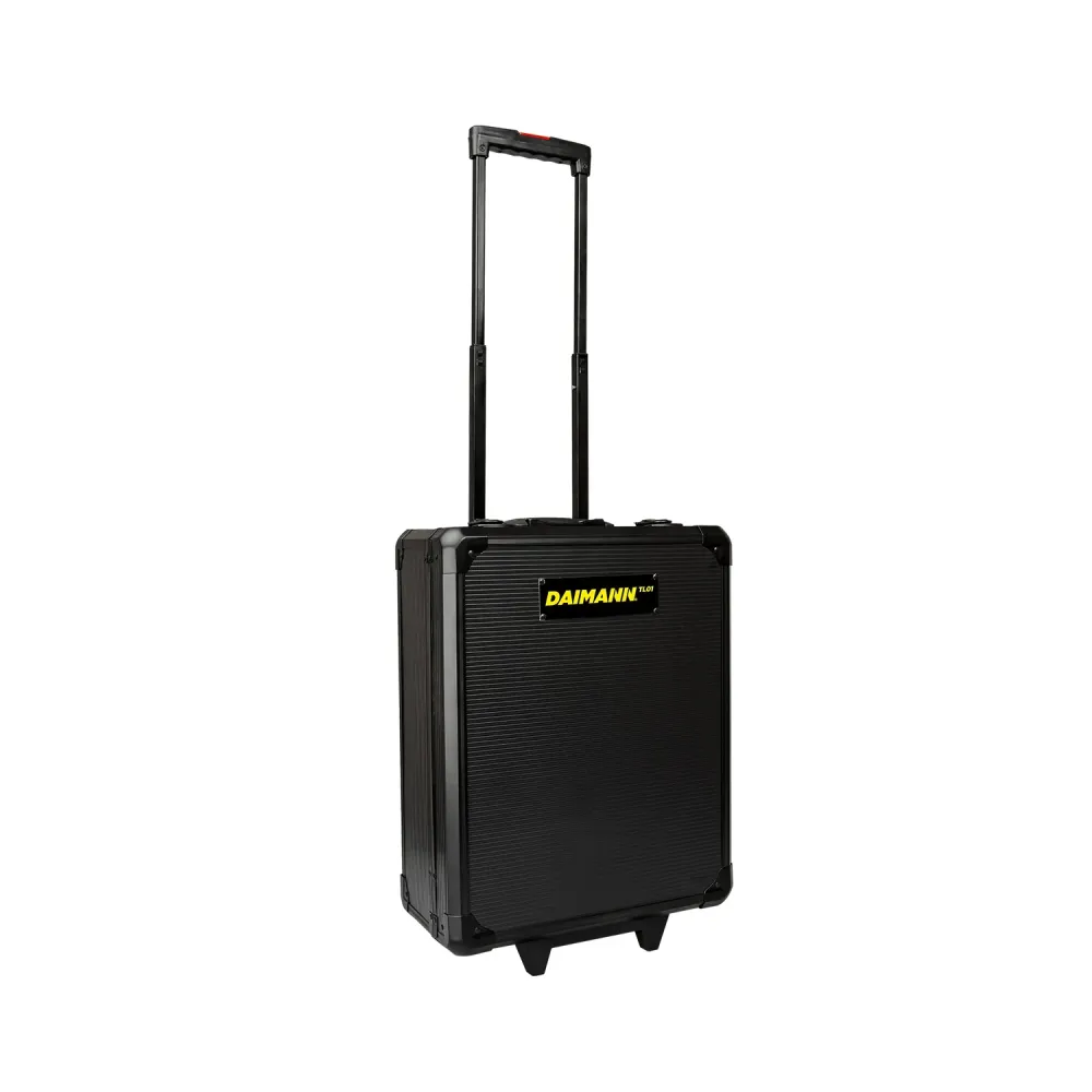 Set Utensili Professionale da 699 Pezzi Valigetta Trolley – CraftyCart Nero