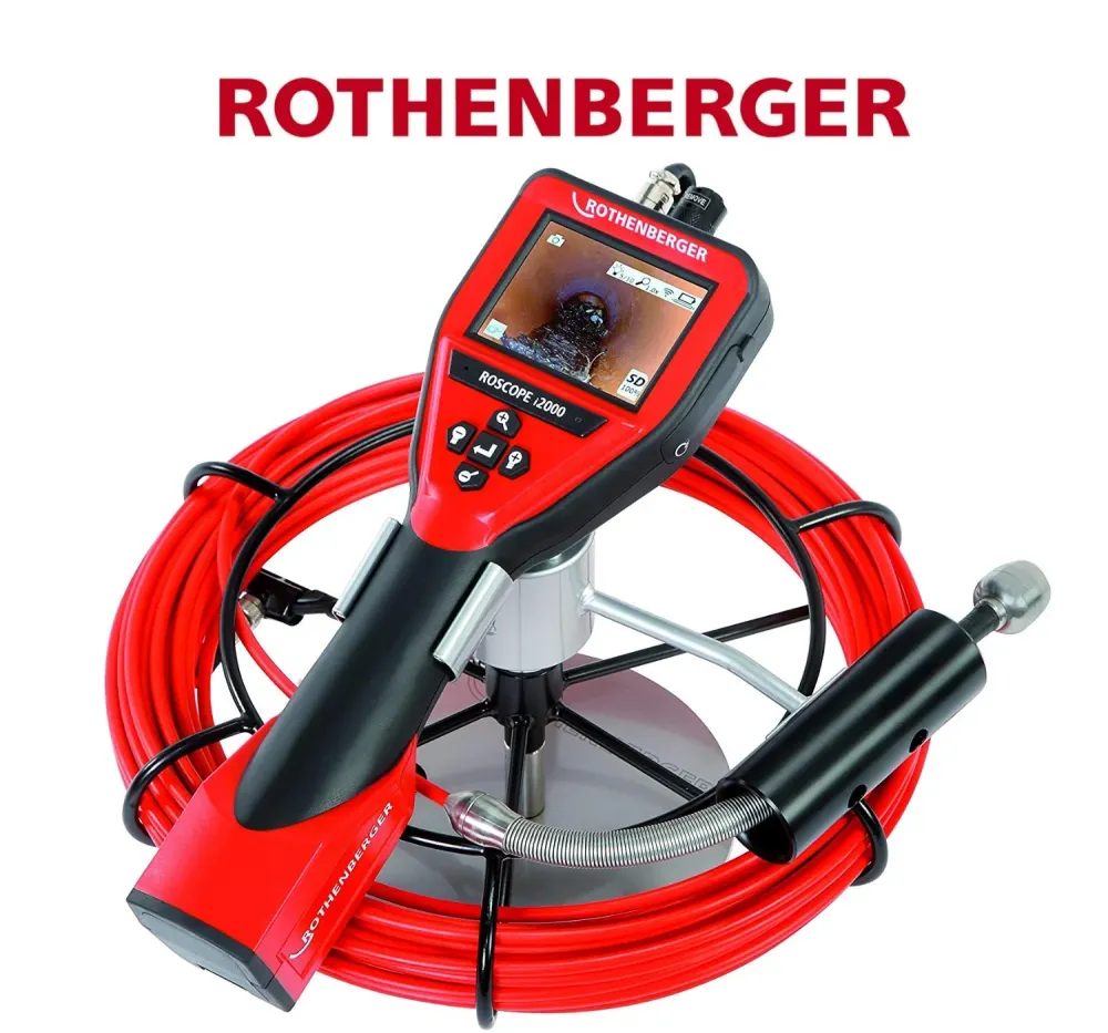 Set Videocamera Per Ispezione Rothenberger Modello Roscope i200 Modul 25/16 + Modul TEC 0,9m