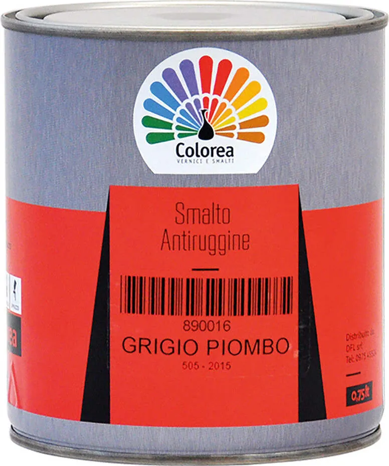 SMALTO ANTIRUGGINE 'COLOREA' Lt. 2,5 Testa di moro