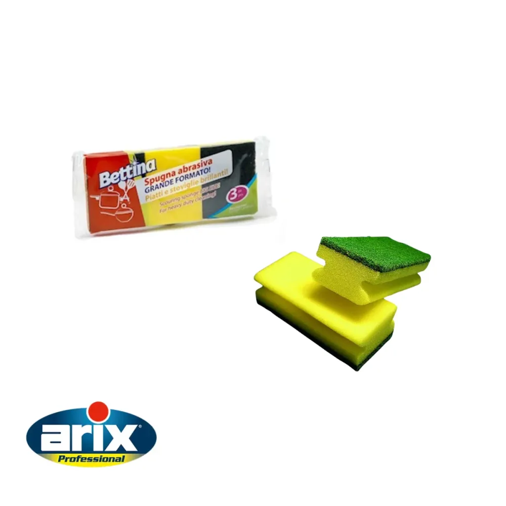 3 pz Spugna abrasiva con impugnatura € 0,96 + Iva