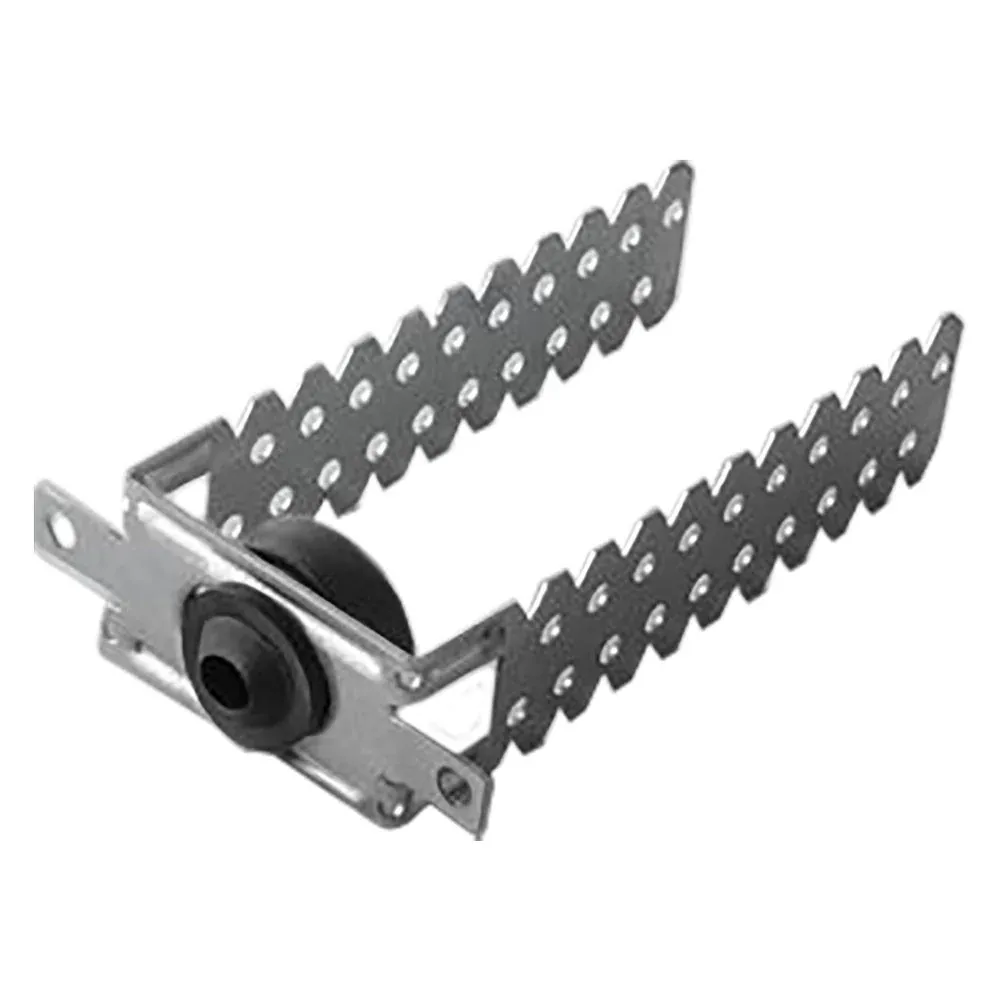 Staffa antivibrante regolabile distanziatura parete 3 - 12 cm