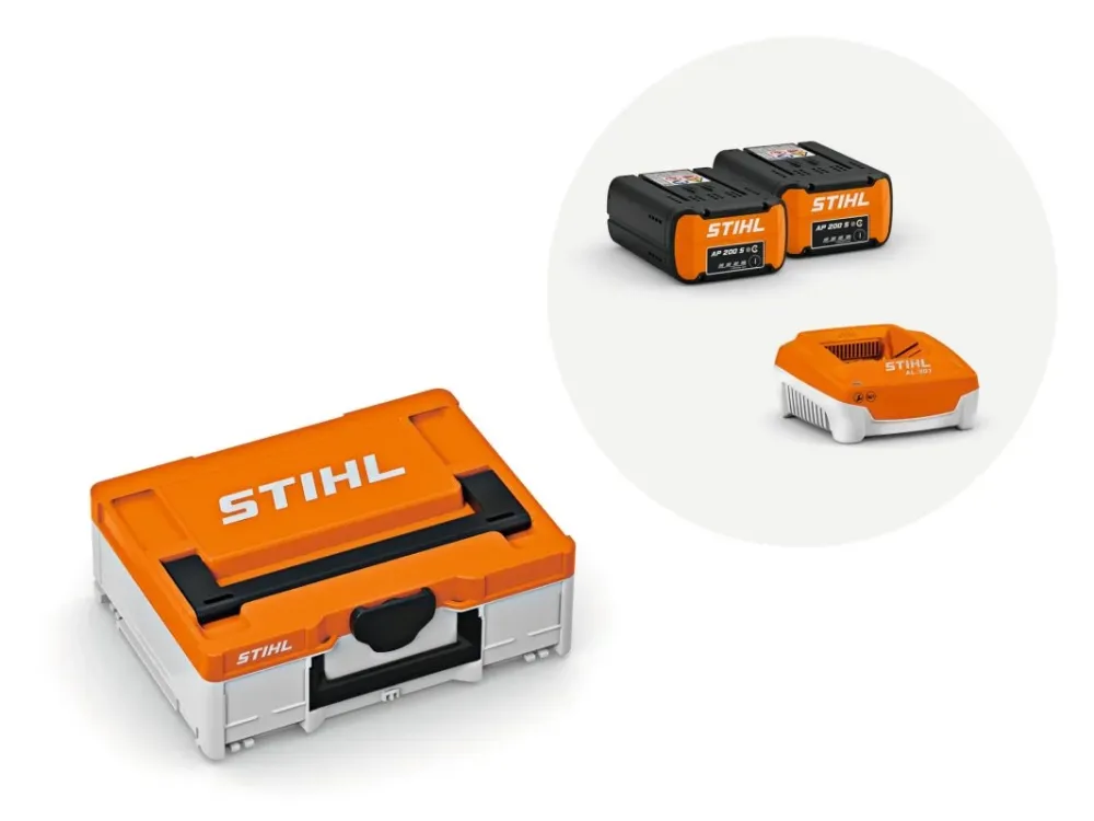 Stihl - Power Box Akku-Box S Systainer3 Con Batteria AP 200 S E Caricabatterie AL 301