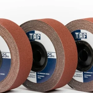TELA ABRASIVA ANTISPRECO EXTRAFLESSIBILE CORINDONE MM. 25 GR. 60 - MT
