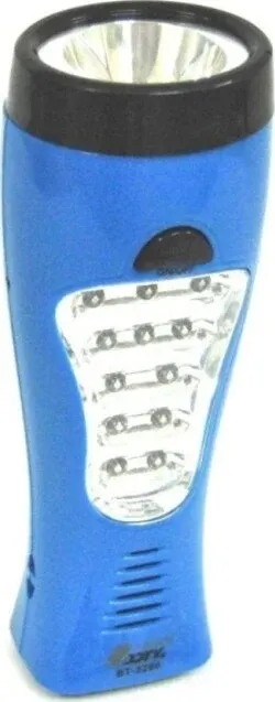Torcia Bt-3288 Led Luce Portatile Ricaricabile Con Radio Fm