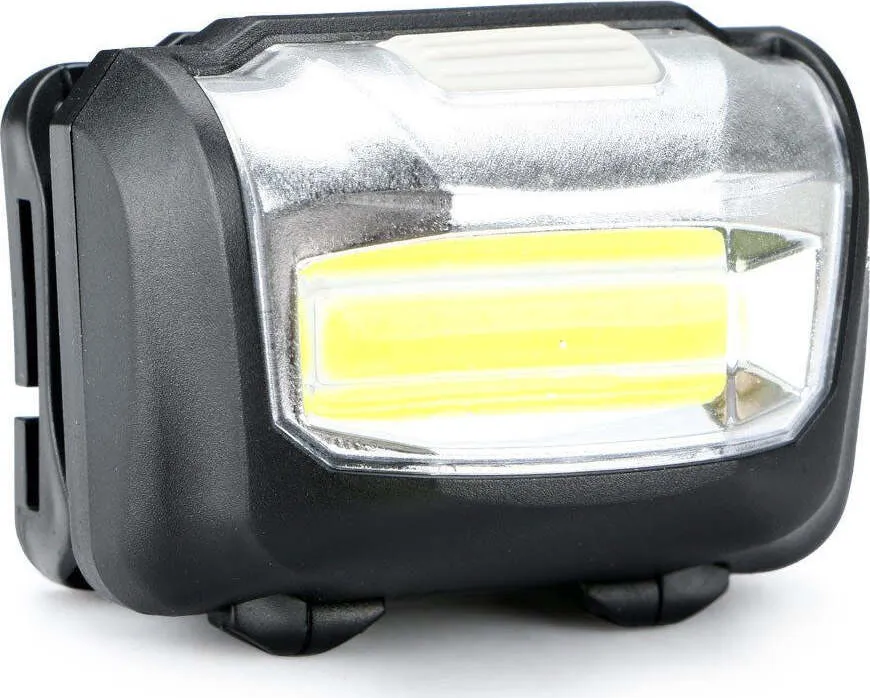 Torcia Frontale Cob Da 3w 110lmn Led Per Trekking Sport Lavoro Ricaricabile